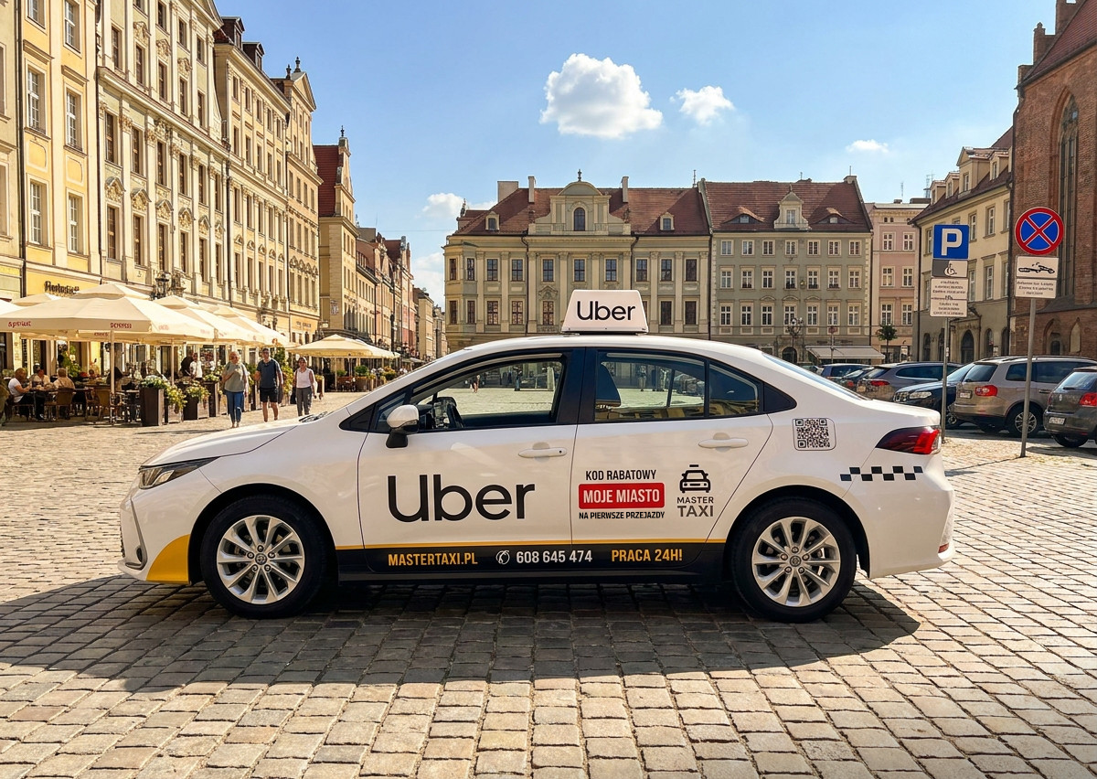 Toyota Corolla Master Taxi w barwach Uber